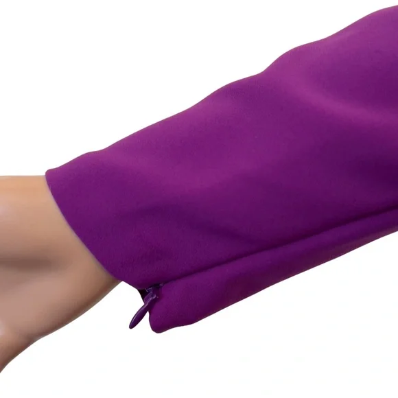 Sachin & Babi Agnes Plunge V-neck long sleeve twist front mutton